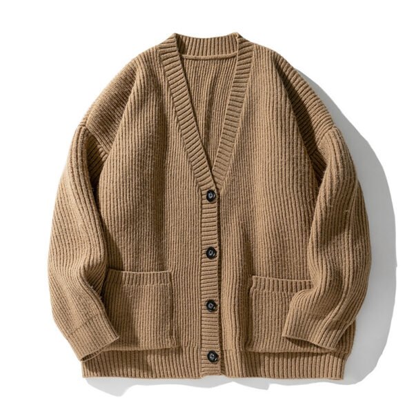 Thick Needle Heavy Texture Cardigan Sweater Autumn And Winter - Image 6