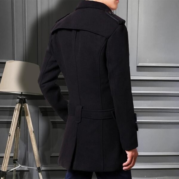 Men's Duster Slim Fit Korean Fashion - Image 4