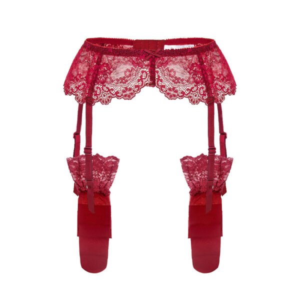 Lace Garter Vintage With Leg Ring Clipped Button Stockings One Non-slip - Image 5