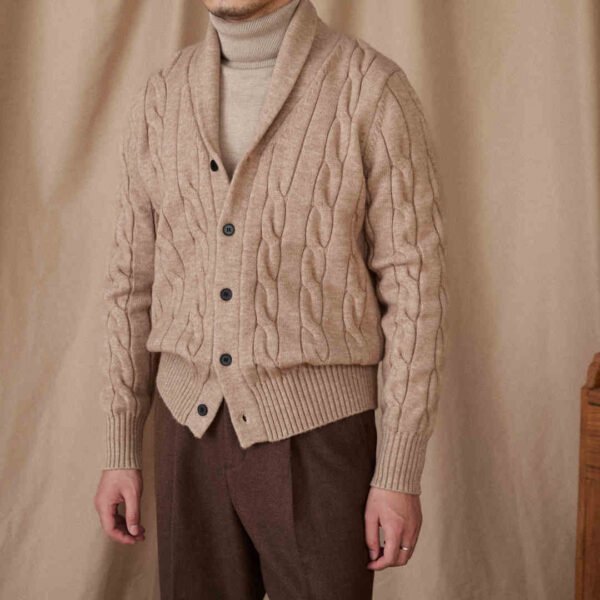 Twisted Flower Sweater Cardigan Retro Casual Jacket - Image 7