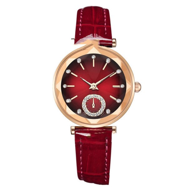 Women's Fashion Simple Bright Bamboo Knot Pattern Belt Watch - Image 4