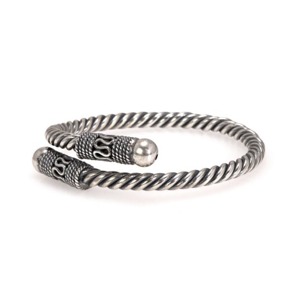 Sterling Silver Handmade Hemp Rope Bracelet Men's And Women's Opening - Image 2