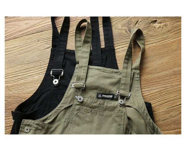 Casual Suspenders Pants Men's Business Shirt Trousers Workwear For Workers Loose Suspenders - Image 10