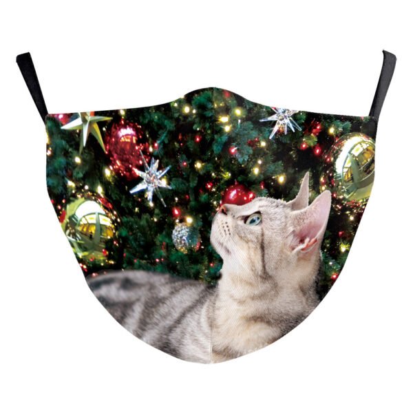 Christmas Funny Digital Printing Double-layer Dust Mask - Image 7