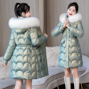 Mid-length Thickened Warm Slim-fit coat