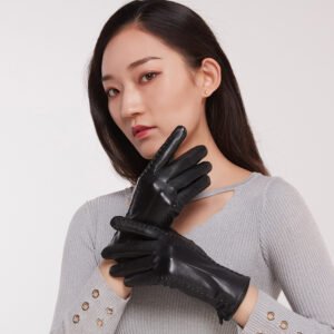 Women's Autumn And Winter Fleece-lined Warm Gloves