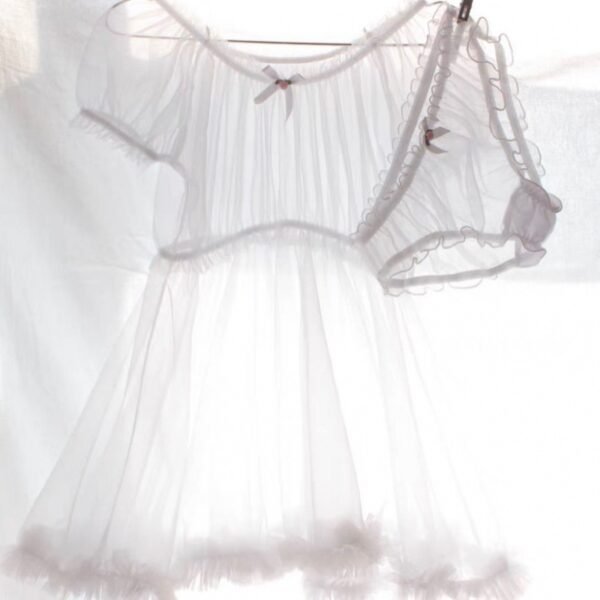 Sexy Mesh Skirt Scheming Design Western Style Waist Reduction Age Reducing Sexy Lingerie - Image 4