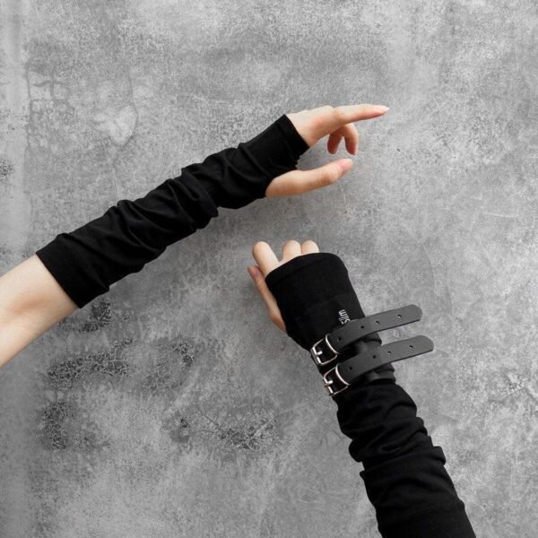 Women's Half Finger Punk Ice Sleeve Sun Protection Oversleeve - Image 5