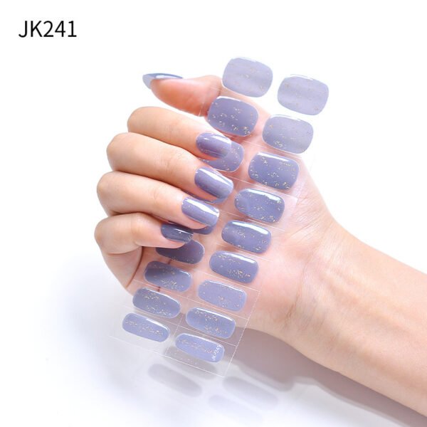 Ice Transparent Cat Eye Aurora Wear Nail Tip Nail Stickers - Image 4