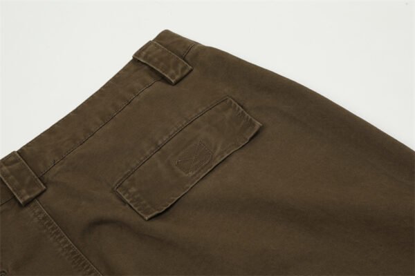 Men's Vintage Wash Loose Straight Leg Pants - Image 6
