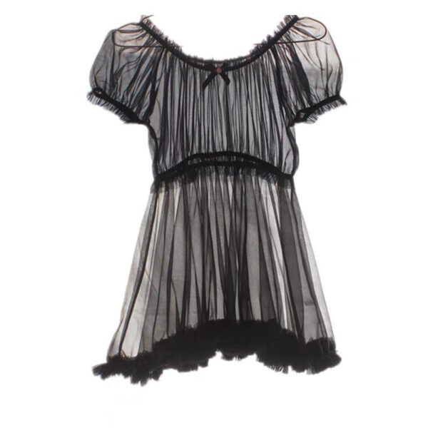 Sexy Mesh Skirt Scheming Design Western Style Waist Reduction Age Reducing Sexy Lingerie - Image 5