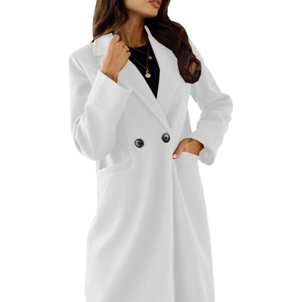 Classic Double-Breasted Coat - Image 7