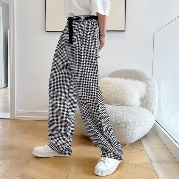 Retro Elegant Trousers Men's Wide-leg Pants - Image 3