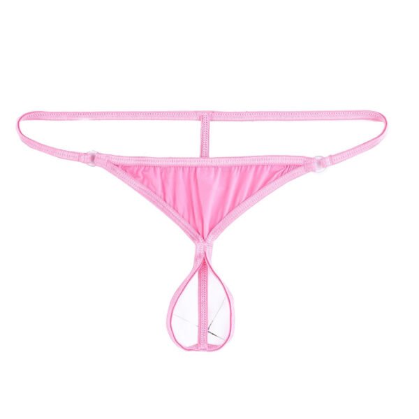 Hollow Out See Through Breathable Men's Sexy Underwear Ice Silk - Image 5