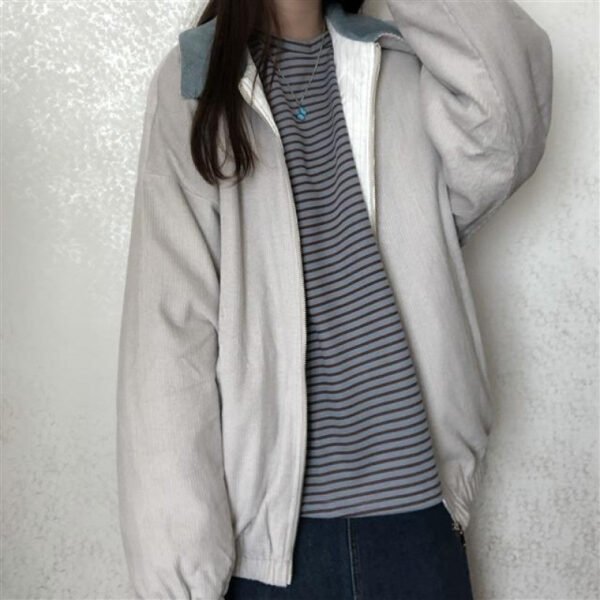 Thickened Lamb Wool Coat Korean Style Loose - Image 2