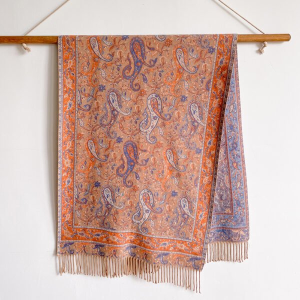 Artificial Cashmere Scarf Women's Ethnic Style Shawl Cape - Image 9