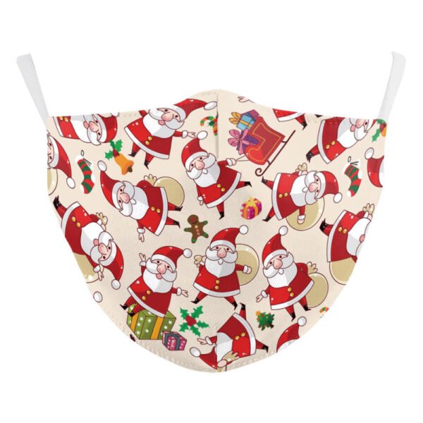 Santa Elk Digital Printing Double-layer Dust Mask - Image 6