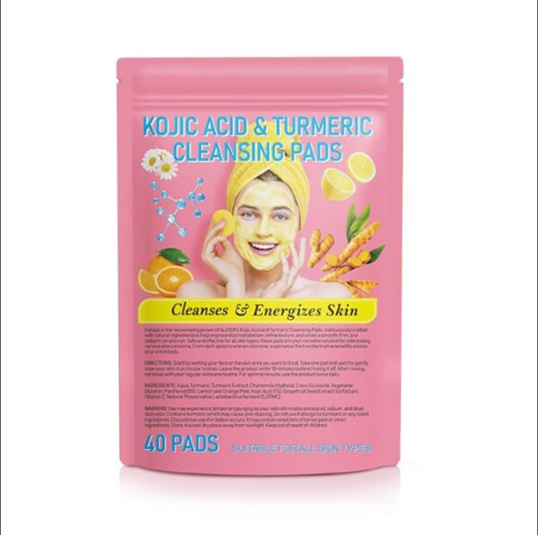 Turmeric Cleansing Pad Compressed Turmeric Kojic Acid - Image 3