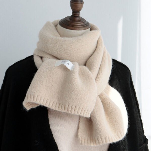 Solid Color Scarf Women's Autumn And Winter Warm - Image 7