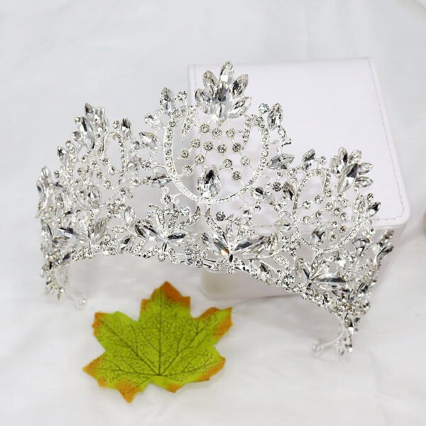 Flower Horse Eye Atmospheric Bride Crown Photography Birthday Show Tiara - Image 2