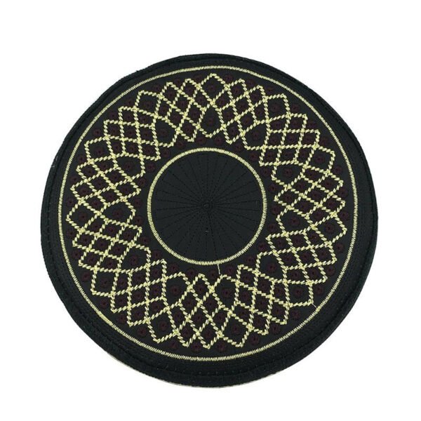 Muslim Hats Cotton Embroidery Islamic Men Prayer Arab Clothing Caps - Image 3
