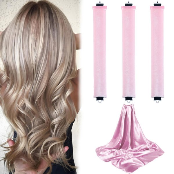 Bold No Heat Hair Curler Lazy Sleeping Big Wave Hair Curler Silk Scarf Suit - Image 7