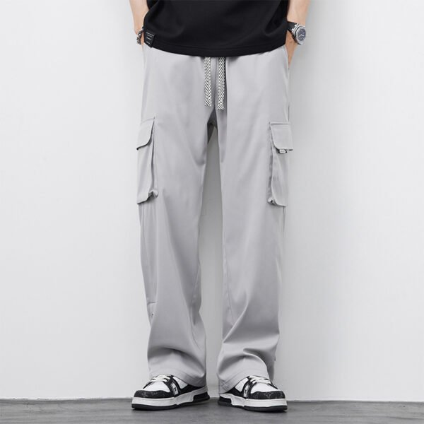 American Plus Size Loose Casual Straight-leg Overalls - Image 6