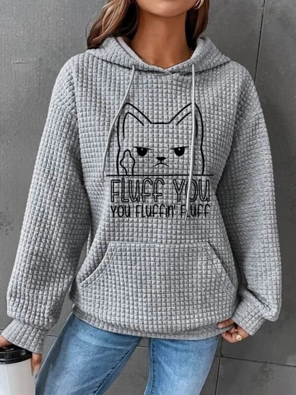 Comfort Loose Casual Drawstring Hoodie - Image 10