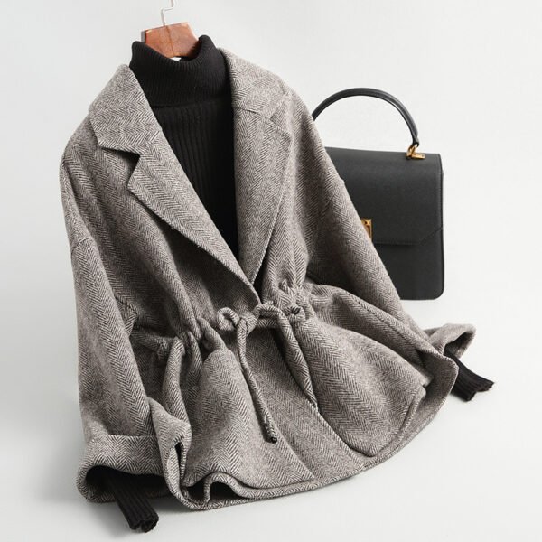 Short Woolen Coat Double-sided Wool Overcoat - Image 2