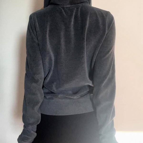 American Retro Printed Loose Sweatshirt Cardigan - Image 2