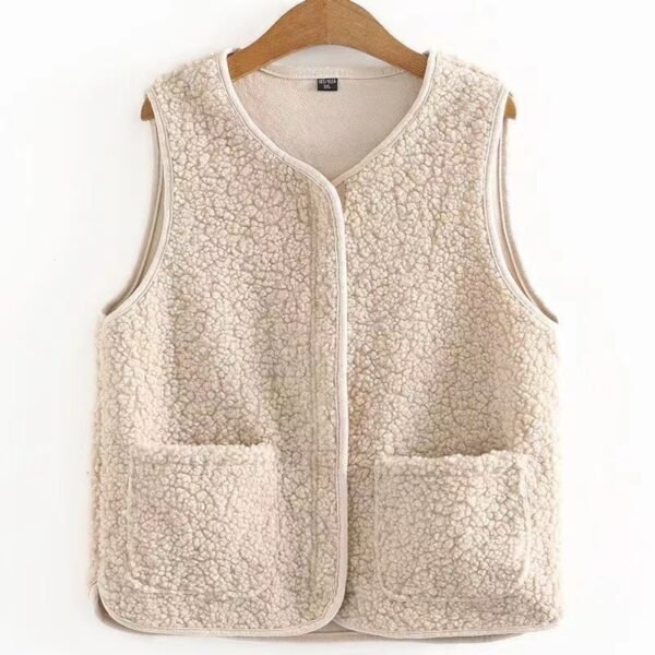 Plus-sized Plus Size Fleece Vest Plump Girls - Image 2