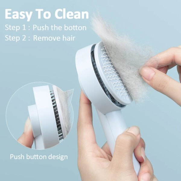 Self-Cleaning Grooming Comb for Dogs & Cats - Image 4