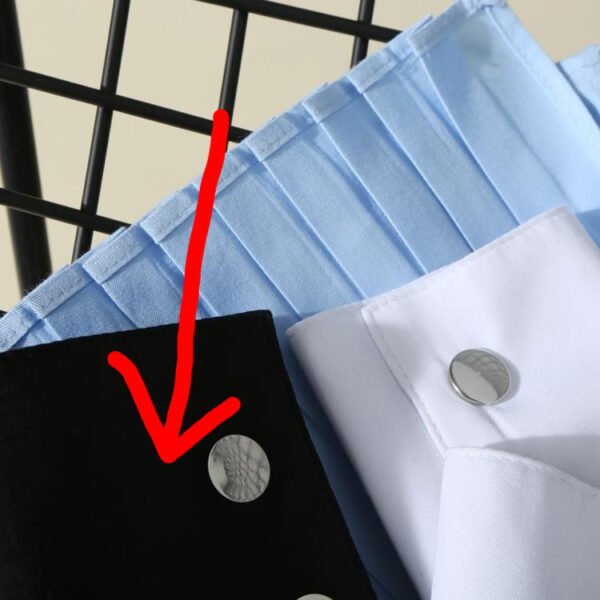 Pure Color All-matching Fake Cufflinks Sleeves Pleated Flare Sleeve Decoration - Image 3