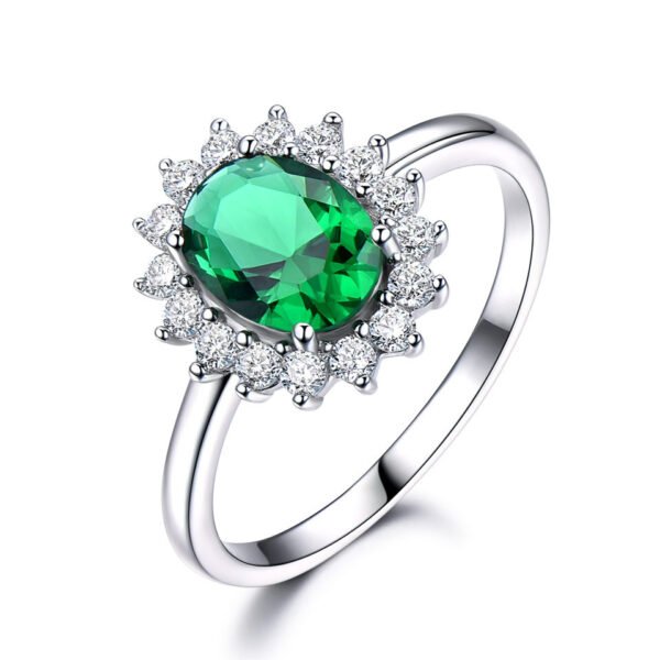 Threecolor Baby Stone Ring Women - Image 5