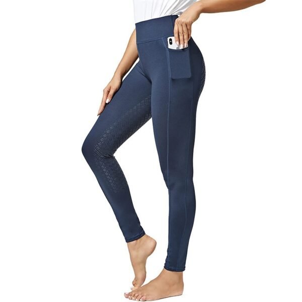 Women's Equestrian Epoxy Non-slip Tights - Image 8