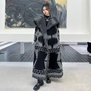 Niche Tassel Knitted Cardigan