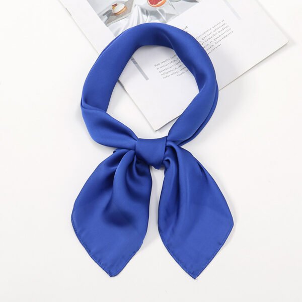 Simple And Versatile Satin Plain Handkerchief - Image 2