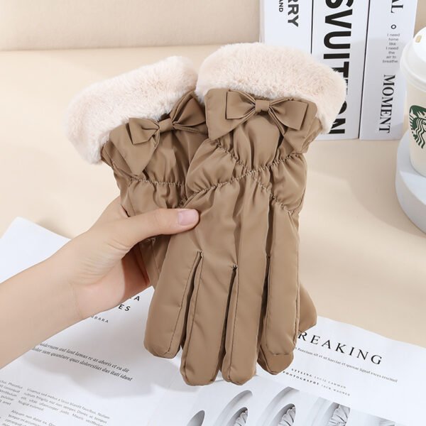 Warm Gloves Winter Women's Touch Screen Fleece-lined Thickened - Image 9