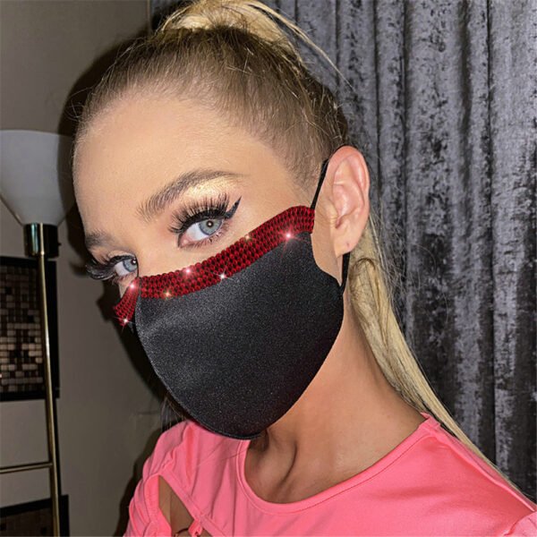 Explosive Women's Adjustable Rhinestone Mask - Image 2