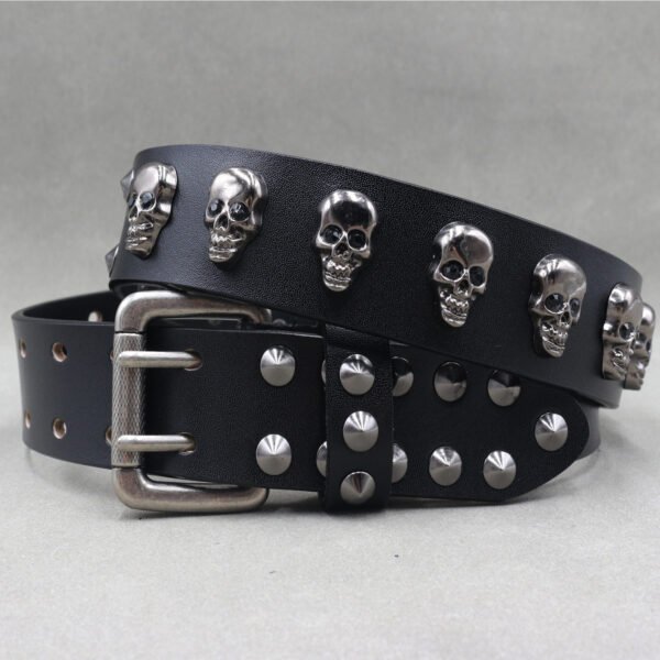 Alloy Skull Original Punk Rivet Belt - Image 2