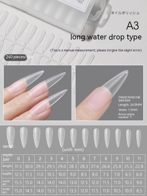 Nail Art Carving-free Grinding Long Trapezoid - Image 8