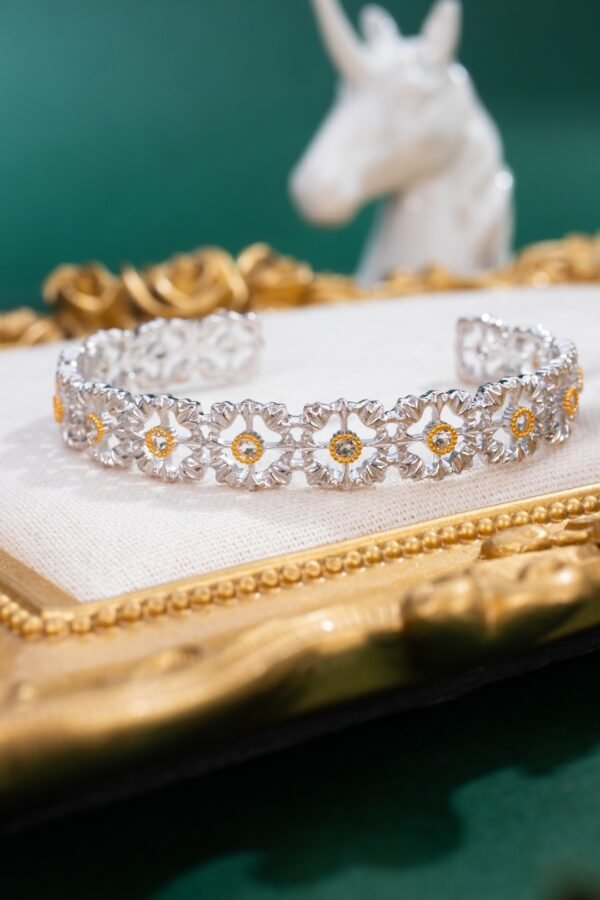 S925 Silver Natural Topaz Bracelet - Image 5