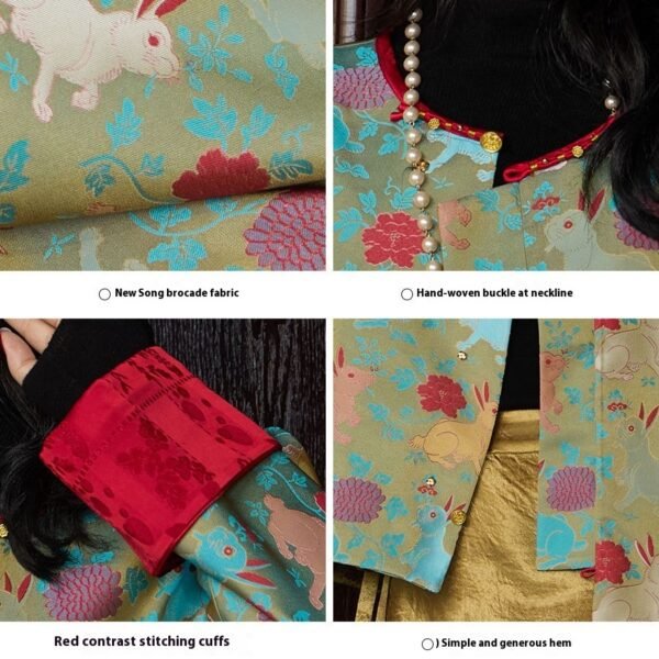 New Chinese Style Elegant High-grade Top Jacquard Jackets - Image 3