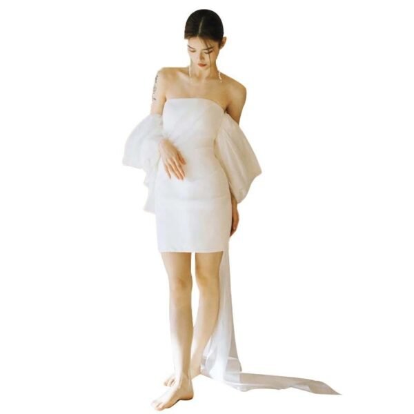 Small Light Wedding Dress Short Super Fairy - Image 5