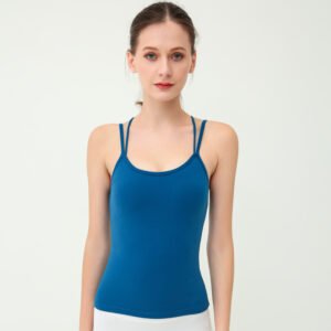 Yoga Straps Top For Women Beauty Back Cross High Elastic Quick-drying