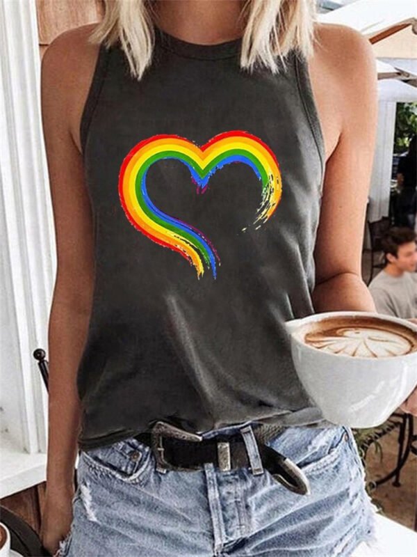 Summer Women's Fruit 3D Printed Casual Sleeveless Vest - Image 5
