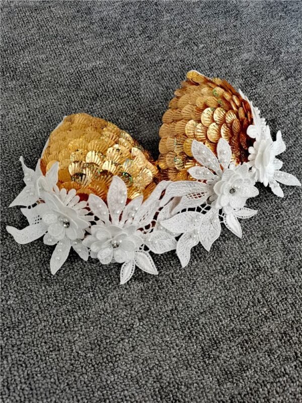 Handmade Sequined Mermaid Scale Bikini Lingerie - Image 10