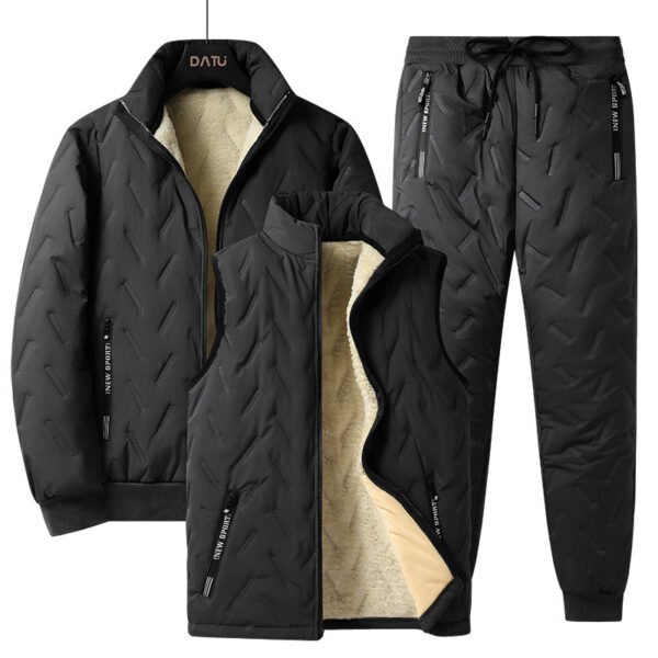 Autumn And Winter Men's Thermal Three-piece Suit - Image 6
