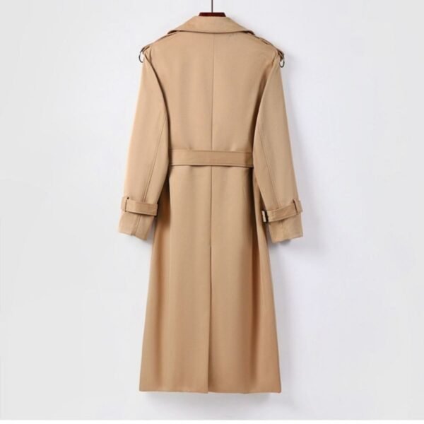 Men's Long Type British Slim-fitting Trench Coat - Image 6