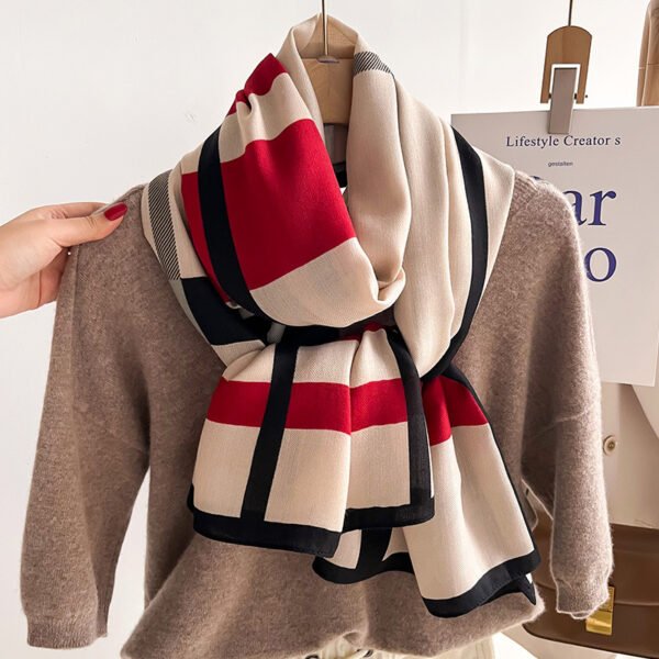Autumn And Winter Scarf Scarf Warm Talma - Image 3